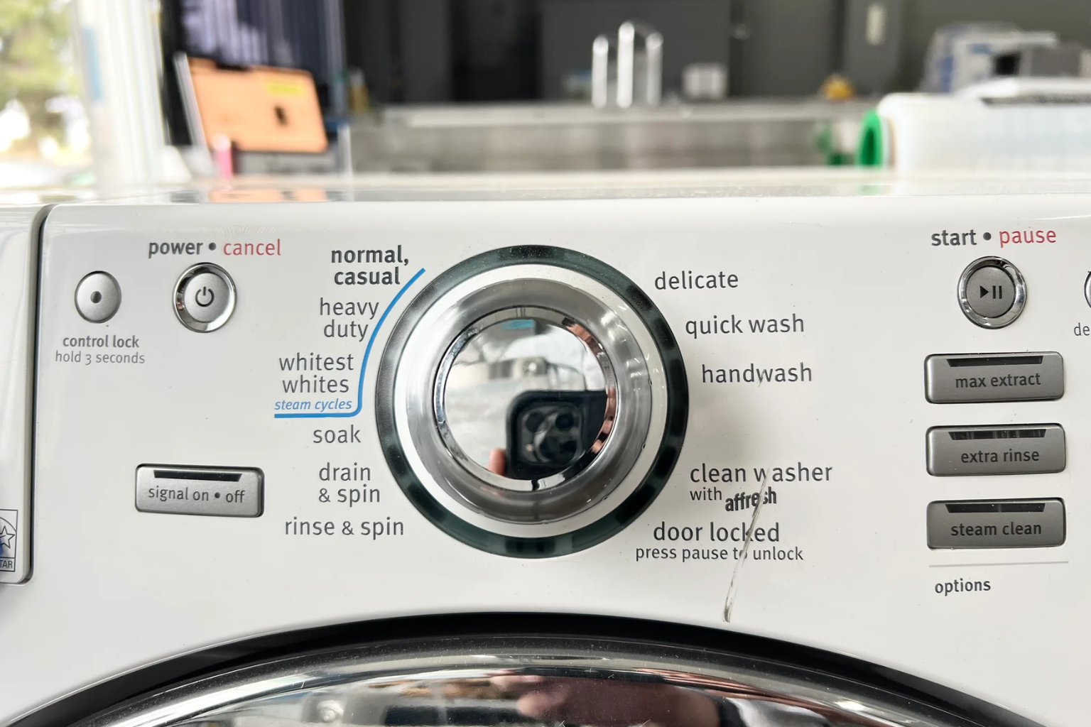how do you reset a maytag washer